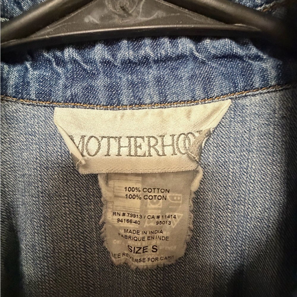 Motherhood Maternity Size Small Denim Shirt Dress - Picture 6 of 6